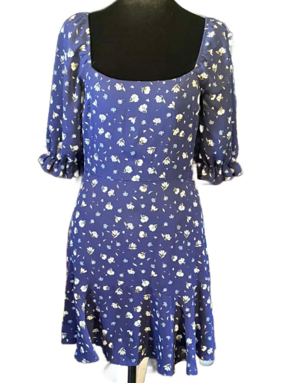 TRIXXI Puff Sleeve Mini Dress